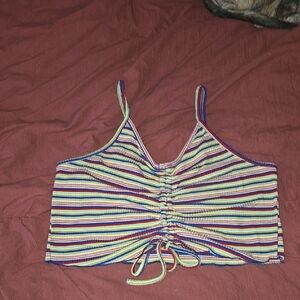 Cotton Candy Multicolor Striped Top